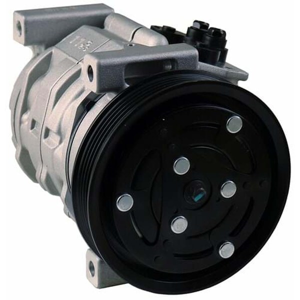 Aftermarket 88E007517751D1 Nippondenso 10S11C Compressor, w 5 Groove Clutch Fits Mahindra 88E007517751D1-HYC - main